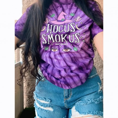 Cabin 7 'Hocus Smokus' Tie Dye T-Shirt