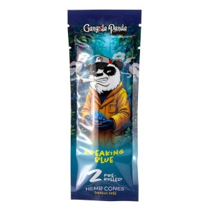 Gangsta Panda Breaking Blue Hemp Cones 2 Stk.