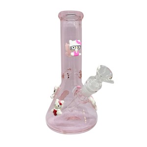 'Hello Kitty' Borosilikatglas Bong Pink