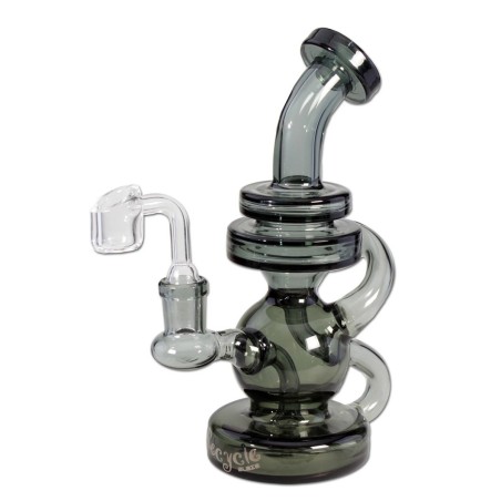 BLAZE Recycle-Bubbler Borosilikatglas Bong mit Banger