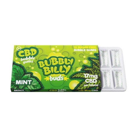 Cannabis Peppermint Chewing Gum 17mg CBD