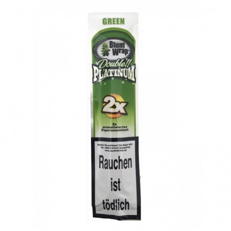 Blunt Wrap Double Platinum GREEN 2 Stk.