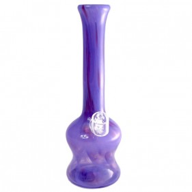 Mundgeblasene Dabbing Bong aus Soft-Glas von "Noble Glass" Violett