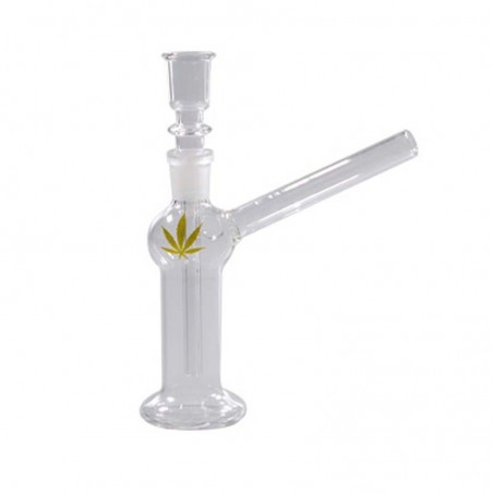 BBB Borosilikatglas Bong mit 14.5er-Schliff 15cm