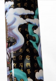 'BL' 'Ganesha Rising' Borsilikatglas Bong All-Over Print