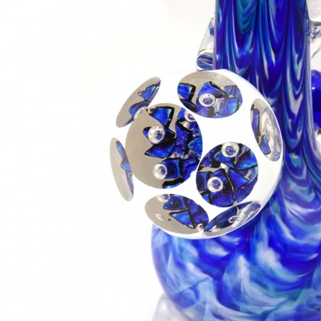 Medium w. Jewel Marble Softglas Bong Noble Glass