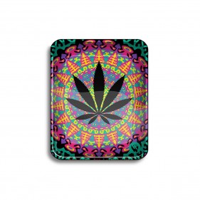 Rolling Tray 'Neon Leaves'