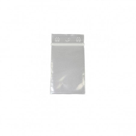 Plastik Tütchen Klar Seitenansicht