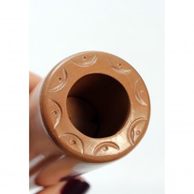 Konische Keramik-Pfeife zum Rauchen Kammeransicht