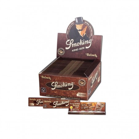 Smoking Brown King Size Slim Longpapers 50 Stk. Karton