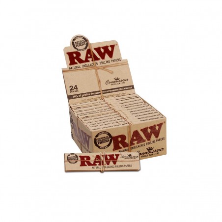 RAW Connoisseur King Size Slim Longpapers + Tips 24 Stk. Karton