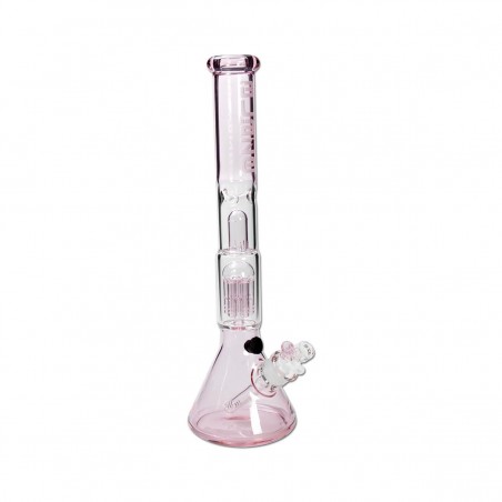 BLAZE Borosilikatglas Bong mit 6-Arm Baumperkolator Rosa