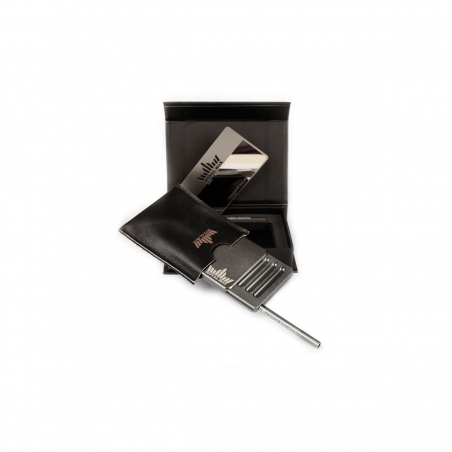 Royal Box Classic Schnupf-Set mit Ziehröhrchen Silber