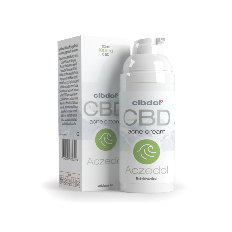 Anti-Pickel Tägliche Feuchtigkeitspflege mit CBD von Cibdol Vorderseite