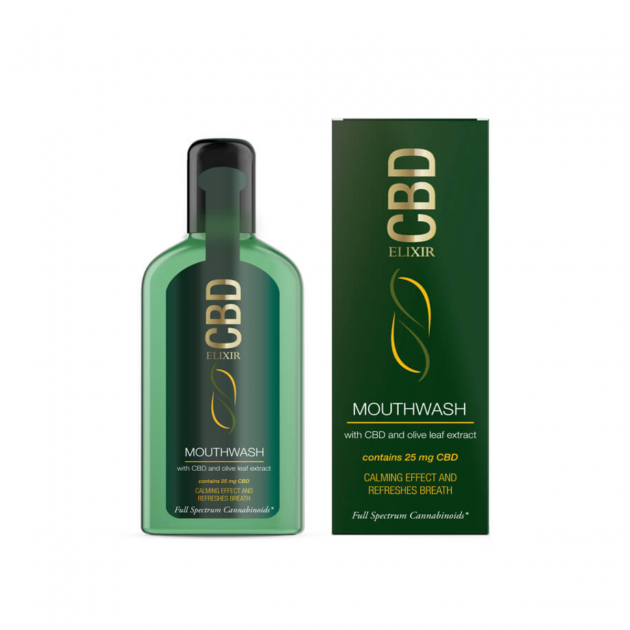 CBD Elixir Mundwasser Olive Oil Leaf Extract 25mg
