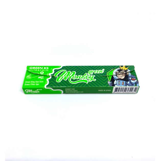 Smellpack Green Monkey King Paper KS Slim + Tips