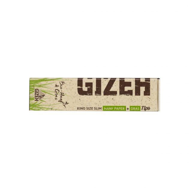 GIZEH Hanf & Gras King Size Slim + Tips
