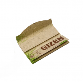 Bio Zigarettenpapier mit Filter-Tips aus Gras von GIZEH offene Ansicht