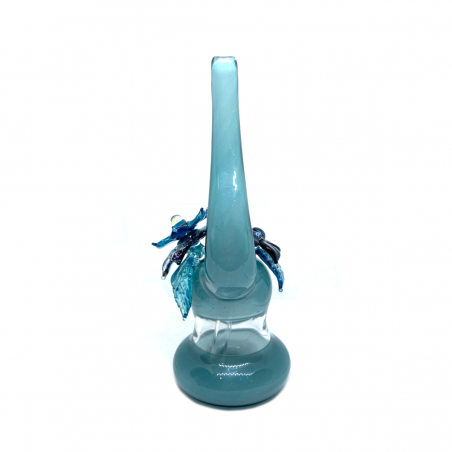 Blue Flower-Spinner Dabbing Rig - Mars Glassworks