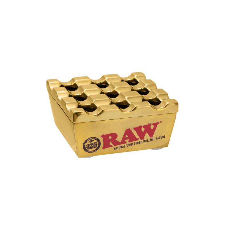 RAW Metallaschenbecher Gold