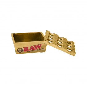 RAW edler Metallaschenbecher Gold