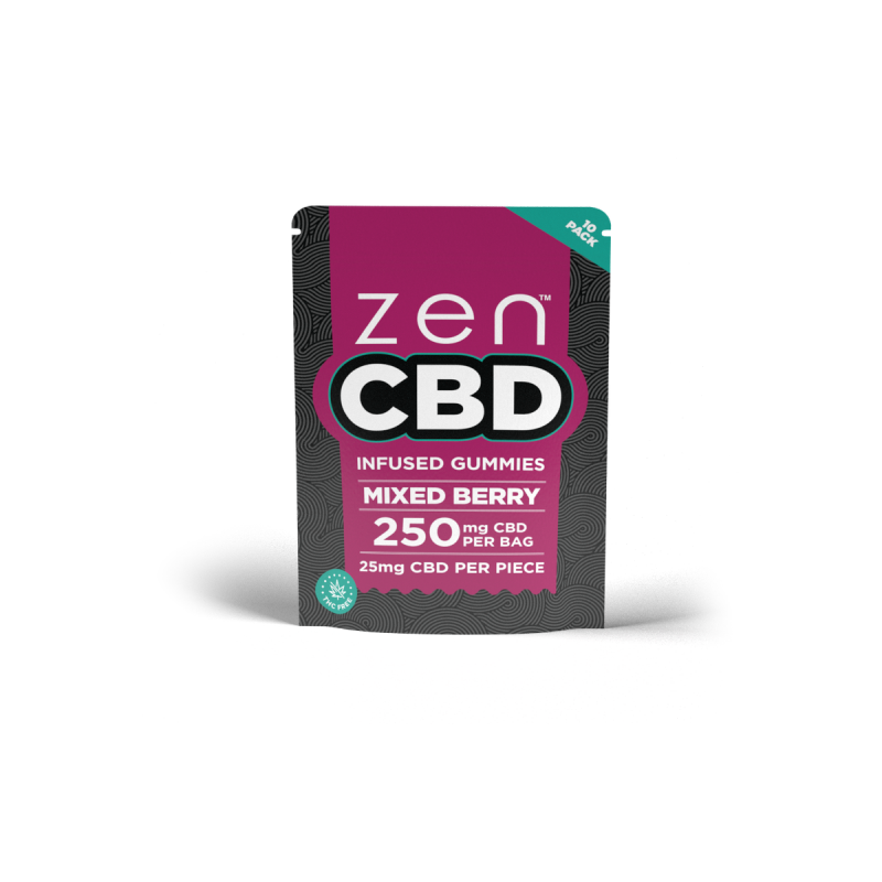 Zen CBD Gemischte Beeren Gummis 10 Stk. 25mg