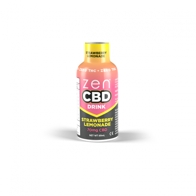 Strawberry-Lemonade 70mg CBD Drink Zen CBD