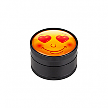 Emoji Herzen Aluminium Grinder 3-teilig