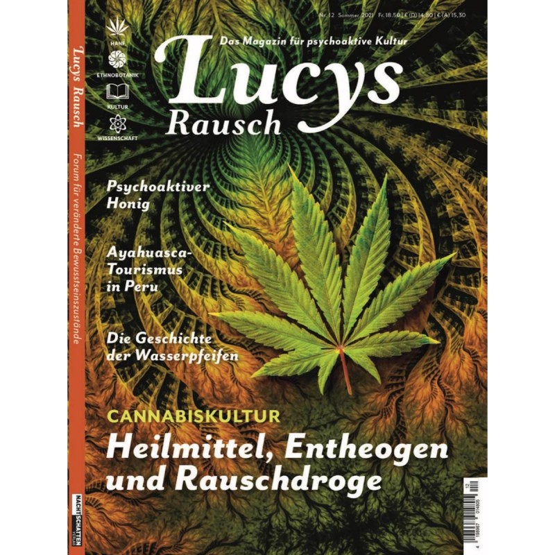 Hanfkultur Magazine "Lucys Rausch" Ausgabe 12 Titelbild Vorderseite