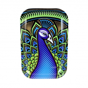 Peacock Rolling Tray small