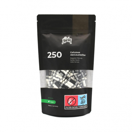 Kailar Weiß-Schwarz Cellulose Aktivkohlefilter 5,9mm 250 Stk.