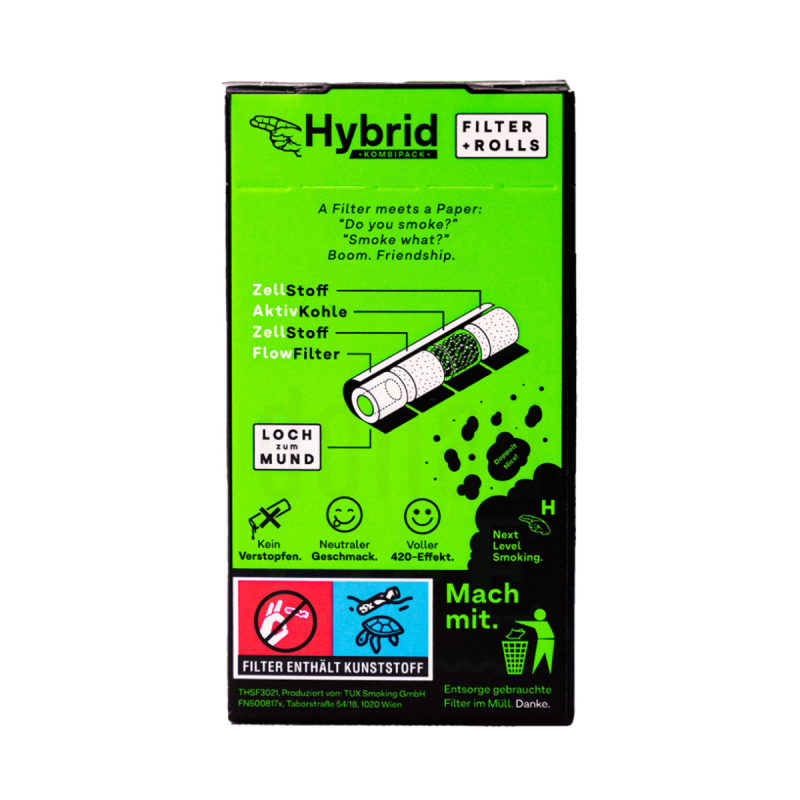 Hybrid 33er + Rolls Supreme Filters, 6,4mm