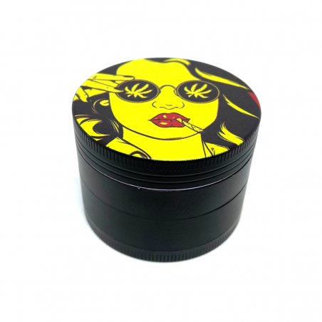 'Ladies' Aluminium Grinder 4-teilig Gelb