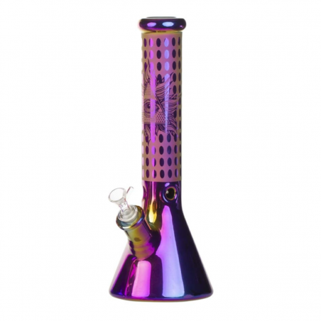 'Purple Illuminate' Borosilikatglas Bong