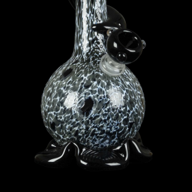 Noble Glass Small Softglas Bong mit Wrap GonG Schwarz