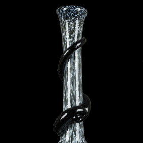 Noble Glass Small Softglas Bong mit Wrap GonG Schwarz