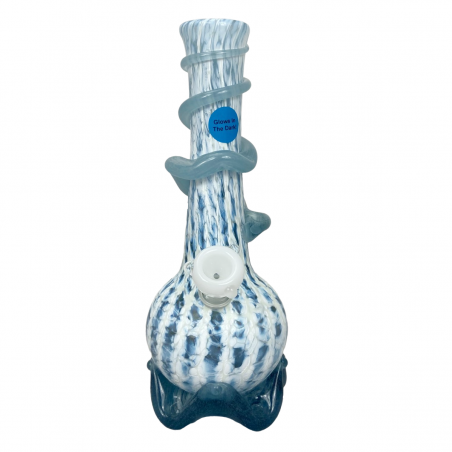 Noble Glass Glow in the Dark Small Softglas Bong Blau