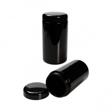 Miron-Glas Dose "Miron Violet Glas" mit Schraubdeckel Seitenansicht